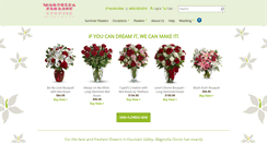 Desktop Screenshot of magnoliafloristca.com